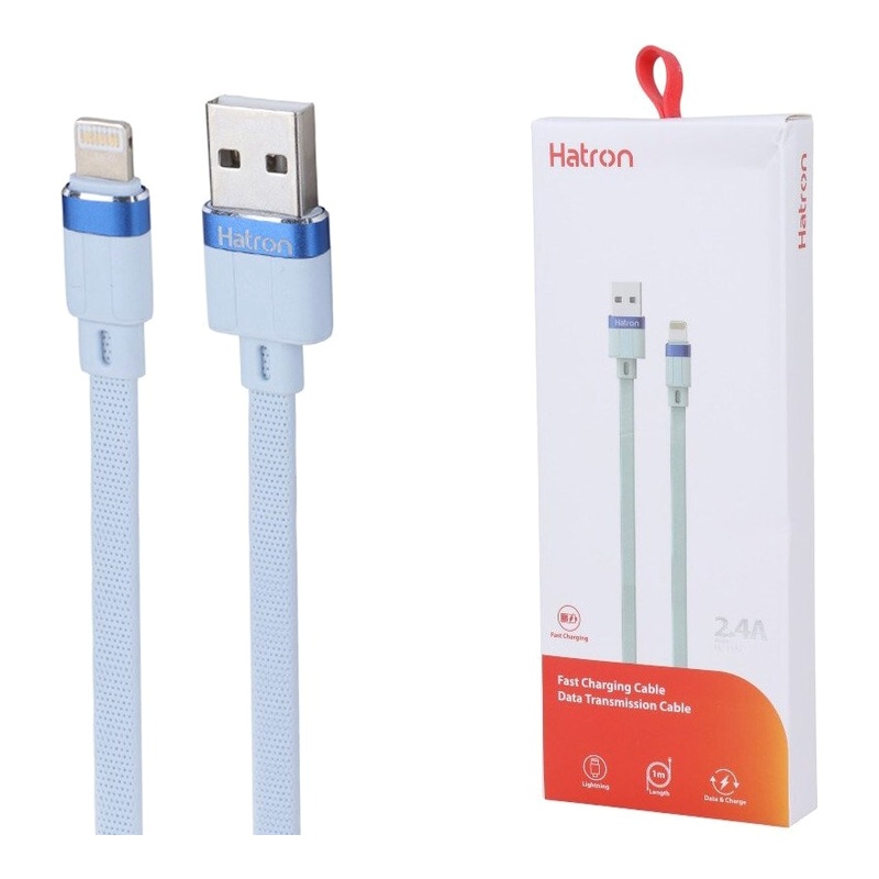 کابل شارژ هترون Hatron HC155i (Type-A to Lightning) طول 1 متر