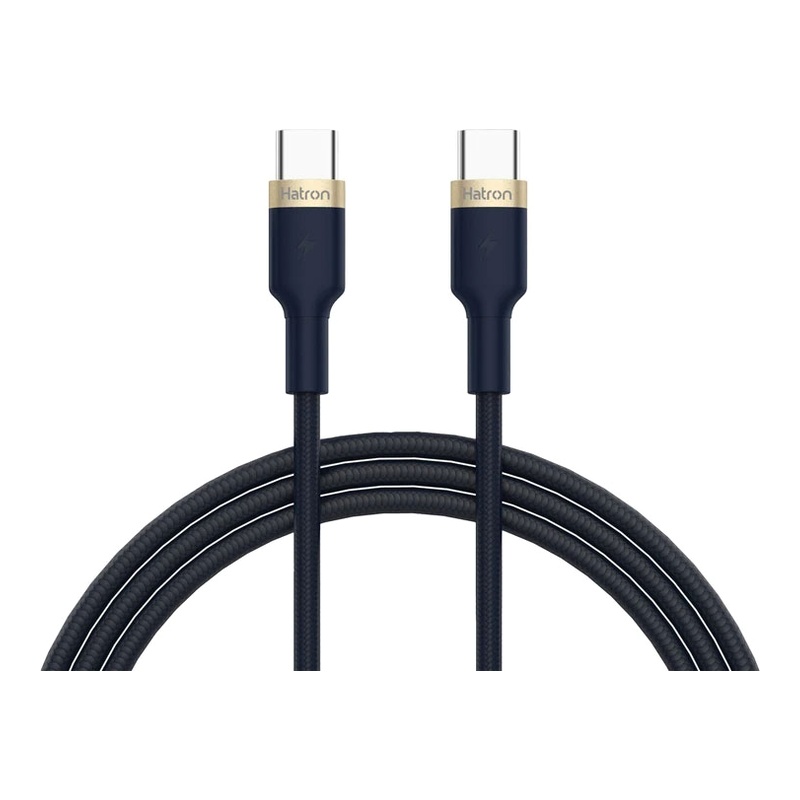 کابل شارژ هترون Hatron HC-185cc (دو سر Type-C) طول 1 متر